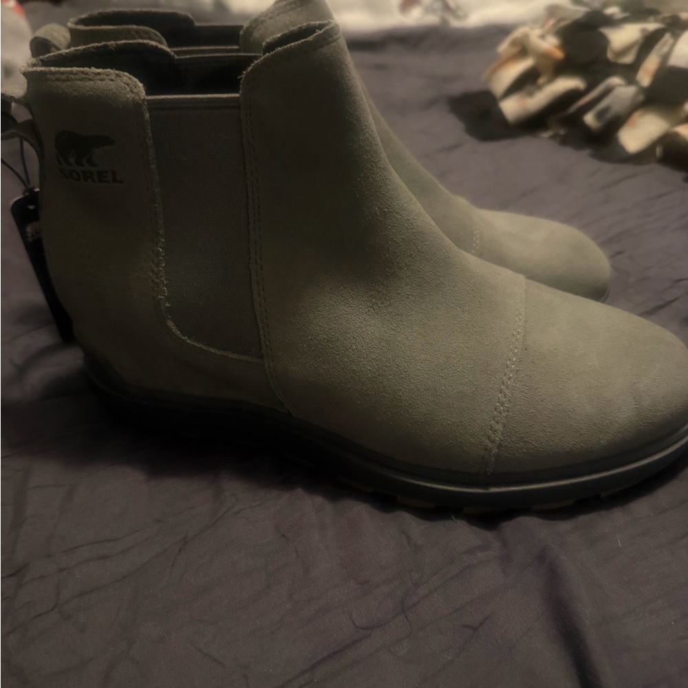 Sorel Charcoal-grey Slip-On Boots